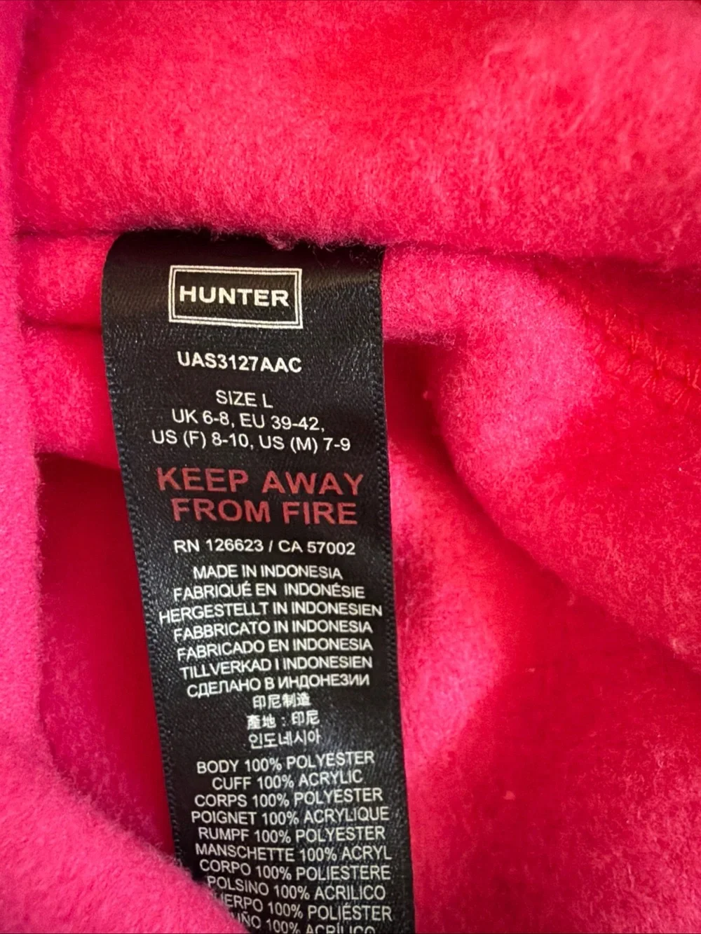 Hunter bright pink